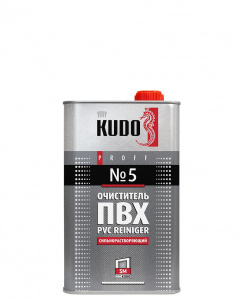 Очиститель для ПВХ KUDO PROFF 5, 1000 мл. (1/12)
