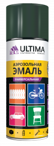 Краска аэрозольная Ultima ЗЕЛЕНЫЙ МОХ RAL 6005, 520 мл. (1/12)-